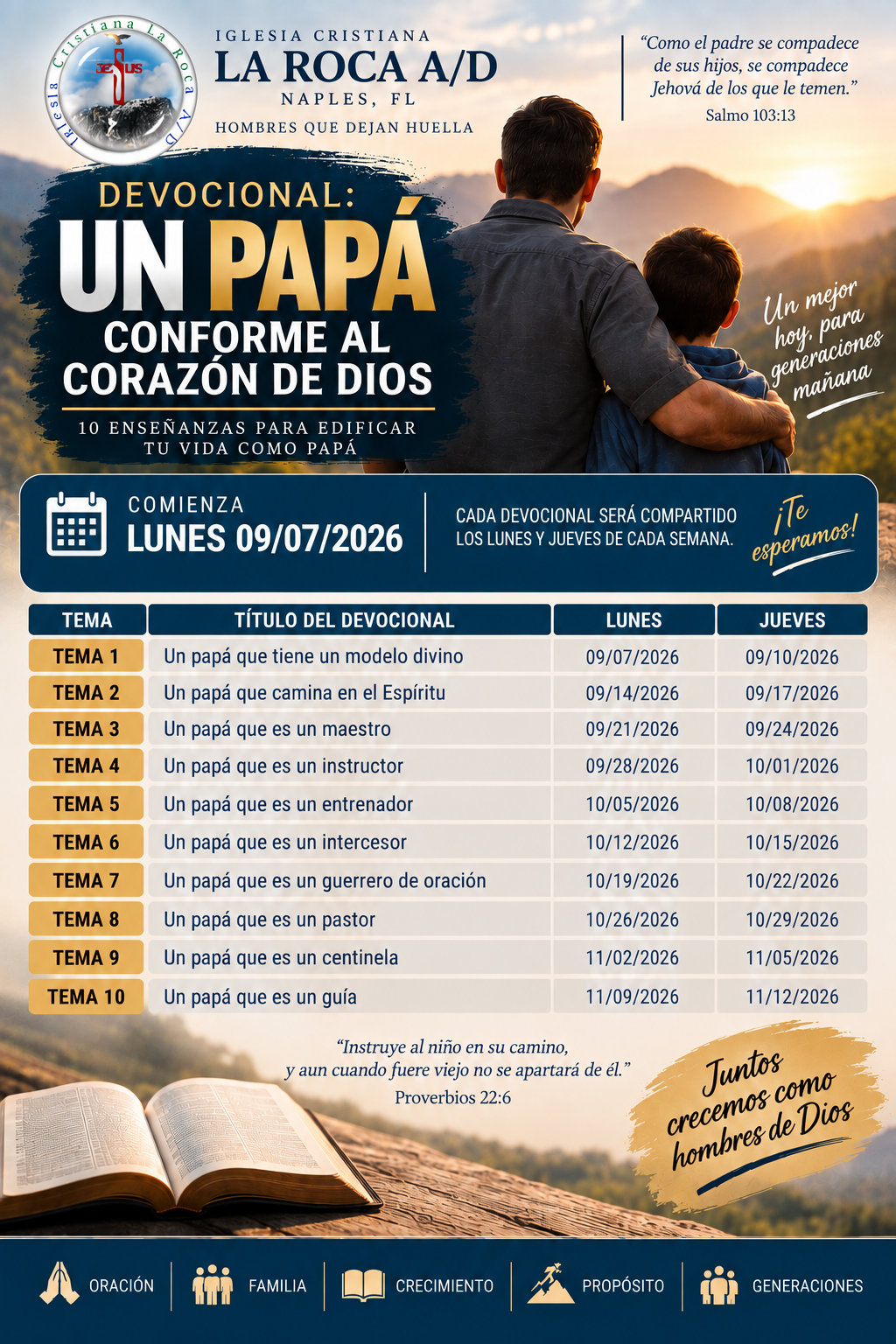 Un Papá Conforme al Corazón de Dios