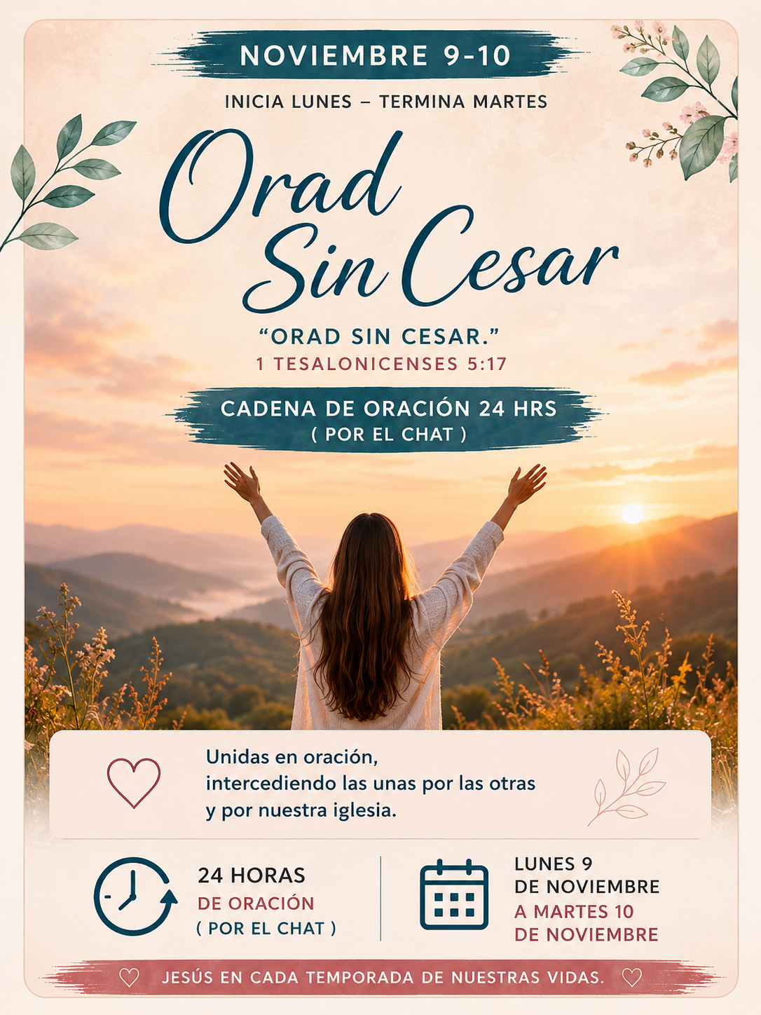 Orad Sin Cesar - 9 y 10 de noviembre de 2026